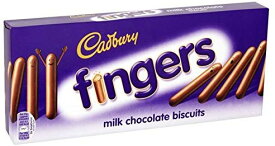 Cadbury Milk Chocolate Fingers 114g (Pack of 6) キャドバリーミルクチョコレート フィンガー 114グラム (x 6)