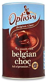英国からお取り寄せ Options Belgian 本日の目玉 Chocolate Instant Hot Drink 好評受付中 825g ベルギーチョコ ホットチョコレート ココア
