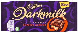 Cadbury Dark Milk Roasted Almond Bar 85g