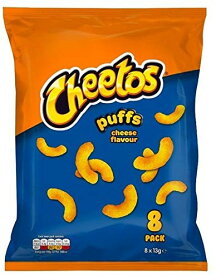 Cheetos Cheese Puffs 8 Pack Snacks 8 x 13g (Pack of 2) チートス チーズパフ 8パック スナック8×13グラム (x 2)