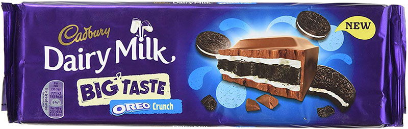 英国からお取り寄せ Cadbury 人気急上昇 Dairy Milk Big 【ついに再販開始！】 Taste Oreo 300g
