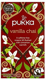 Pukka Vanilla Chai 20 per pack パッカ バニラチャイ ティー