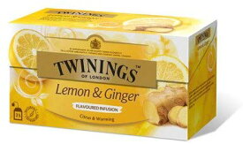 TWININGS (Lemon and Ginger) レモンとジンジャー 25 bags × 4