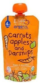 Ellas Kitchen Stage 1 Organic Baby Food, Carrots, Apples Parsnips エラズキッチン オーガニック ベビーフード