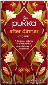 Pukka Organic After Dinner Tea 20 Teabags (Pack of 4, Total 80 Teabags)