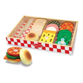 Sandwich Kit サンドイッチ メイキングセット おままごと 木製カッティングフード メリッサ＆ダグ Melissa&Doug