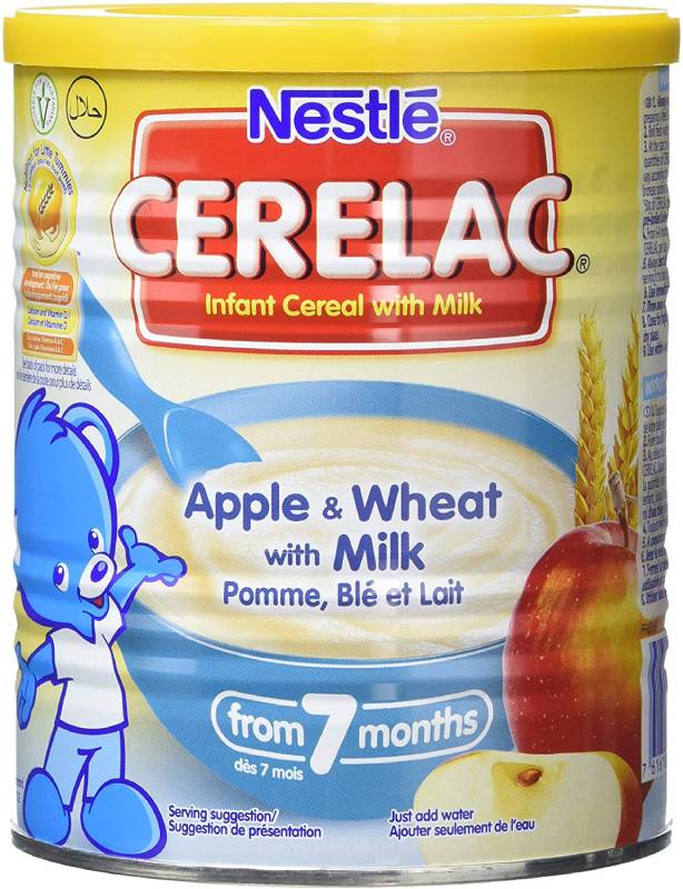 楽天市場】Nestle Cerelac Infant Cereals Apple And Wheat 400g (Pack of 4) ネスレ  セレラック 赤ちゃん用 シリアル リンゴ＆麦 ベビーフード : shop uk