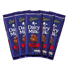 Cadbury Dairy Milk キャドバリー ディリーミルクチョコレート フルーツ＆ナッツ 5枚セット