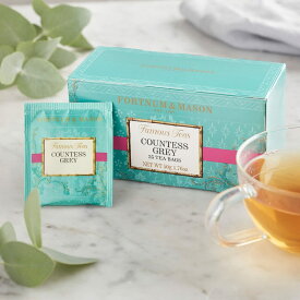 フォートナム＆メイソン FORTNUM & MASON Countess Grey 25 bags カウンテスグレイ 紅茶 25ティーバッグ (個包装) 香りが良い ティー イギリス【英国直送品】