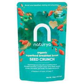 Naturya Organic Breakfast Boost Seed Crunch 150g ナチュリア オーガニック ブレックファースト ブースト シードクランチ 150g