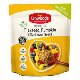Linwoods Milled Organic Flaxseed, Sunflower & Pumpkin Seeds 425g リンウッズ ミルド・オーガニック・フラックスシード、サンフラワー＆パンプキンシード 425g