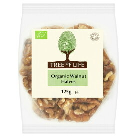 Tree of Life Organic Walnuts - Halves 125g Tree of Life ツリーオブライフ オーガニックウォールナッツ ハーフ 125g