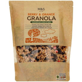 M&S Berry and Orange Granola 500g M&S ベリー＆オレンジグラノーラ 500g