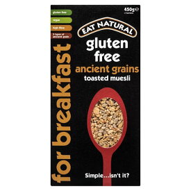 Eat Natural Gluten Free Ancient Grains Toasted Muesli 450g イートナチュラル グルテンフリー エンシェントグレインズ トーストミューズリー 450g