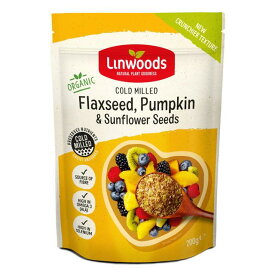 Linwoods Milled Organic Flaxseed, Sunflower & Pumpkin Seeds 200gリンウッズ ミルドオーガニック フラックスシード、サンフラワー、パンプキンシード 200g
