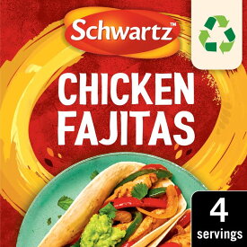 Schwartz Authentic Chicken Fajita Mix 35g シュワルツ オーセンティック チキンファヒータミックス 35g