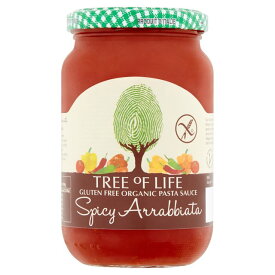 Tree of Life Spicy Arrabiata Pasta Sauce Gluten Free 350g ツリーオブライフ スパイシーアラビアータ パスタソース グルテンフリー 350g