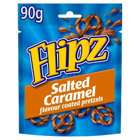 Flipz Salted Caramel Pretzels 90g フリップス 塩キャラメルプレッツェル 90g