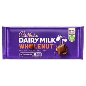 Cadbury Dairy Milk Whole Nut 120g キャドバリー デイリーミルク ホールナッツ 120g