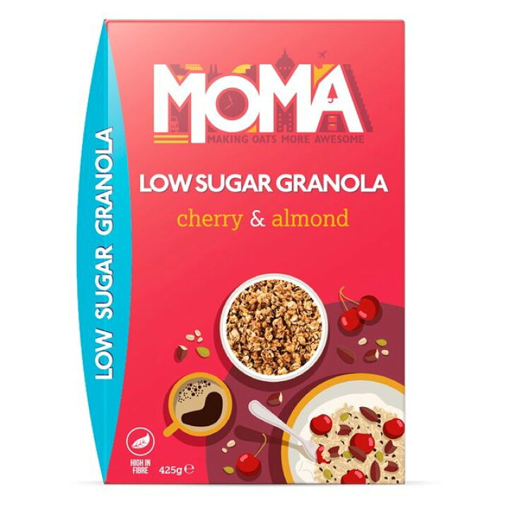 MOMA Cherry  Almond Low Sugar Granola 425g MOMA チェリー＆アーモンド 低糖質グラノーラ  425g shop uk