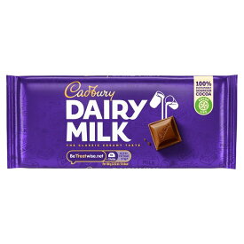 Cadbury Dairy Milk Chocolate Bar 110g キャドバリー デイリーミルクチョコレートバー 110g