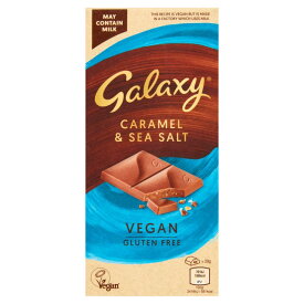 Galaxy Vegan Caramel & Sea Salt Chocolate 100g ギャラクシーヴィーガン キャラメル＆シーソルトチョコレート 100g