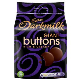 Cadbury Darkmilk Giant Buttons Chocolate Bag 105g キャドバリーダークミルクジャイアントボタンチョコレートバッグ 105g