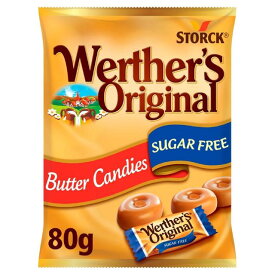 Werther's Original Butter Candies Sugar Free 80g ヴェルタース オリジナルバターキャンディ 砂糖不使用 80g