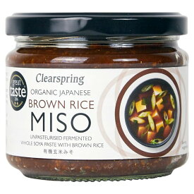 Clearspring Organic Brown Rice Miso Paste 300g クリアスプリング 有機玄米味噌 300g
