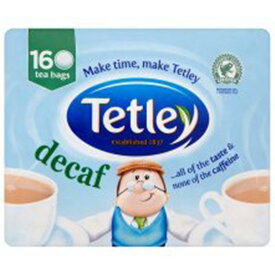 Tetley Tea decaf 160bags テトリー 紅茶 カフェインレス デカフェ 160ティーバッグ イギリス 海外【英国直送品】