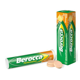 Berocca Performance 15 Orange Tablets Flavor べロッカ パフォーマンス 15粒入り オレンジ味