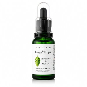 �N�����z�b�v CBD�I�C�� Kriya Hops CBD 600mg MCT�I�C�� 30ml