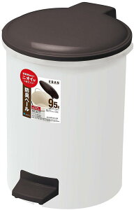 【送料無料】アスベル フタ付きゴミ箱 オムツ・ペットシーツ 9.5L ペダルペール 中バケツ付 R防臭エバン 6410