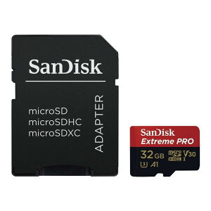 32GB SanDisk TfBXN Extreme Pro microSDHCJ[h UHS-I U3 V30Ή 633{ R:95MB/s COe[ SDSQXXG-032G-GN6MA