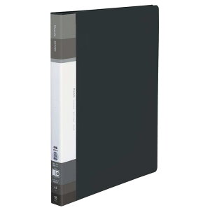 【送料無料】コクヨ(KOKUYO) ファイル クリヤーブック グラッセル 替紙式 A4 ミドル ブラック ラ-GLB720D