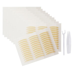 【送料無料】局部調整 ふたえテープ 奥二重 396枚 まぶたテープ Yesmart 二重 片面 強力 二重テープ 極薄 肌色 二重まぶた 目立たない テープ YES102-17-奥二重用