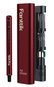 Fanttik F2 Master ミニルーター 5段変速 25000RPM高速回転 コードレス 4V USB-C 充電式 マグネット回転式 35個付属品 LEDライト コンパクト 軽量 彫刻 穴あけ 研磨 切断 切削 つや出し 汚れ落とし DIY工具
