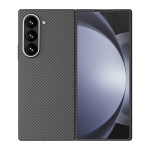 Sisyphy Galaxy Z Fold 7 ケース 600Dアラミド繊維 カーボン風 ギャラクシ ケース極薄0.64mm 超軽量16g 耐衝撃 マット(黒)
