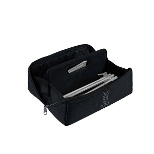 【送料無料】DOD(ディーオーディー)スラッシュペグパカーン(30) ペグケース 30cm ハンマーケース BG1-959-BK ※ペグは付属しません ブラック (約)W35×D13×H17cm