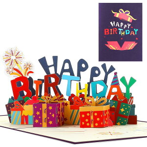 �y�N�[�|�����p�Ŋ�������z�y���������zKesote �o�[�X�f�[�J�[�h ���b�Z�[�W�J�[�h �a���� ���� �J�[�h �����t�� 3D �|�b�v�A�b�v�J�[�h ��l �������