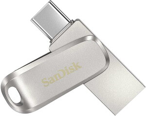 yzSanDisk 64GB Ultra Dual Drive Luxe USB Type-C (USB 3.1 Gen 1 / USB 3.0) Flash Drive International Packaging