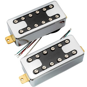 Artec MVH6A Neo Traditional H Filtertronアルニコ5 ハムバッカーピックアップ ネック/ブリッジPUセット エレキギター用、クローム