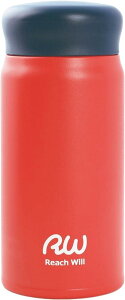 【送料無料】Reach Will 魔法瓶 リーチウィル 水筒・マグボトル (約) Φ67×H150mm 容量:350ml 保温・保冷 軽量設計 口あたりがやさしい 樹脂製の飲み口 真空二重構造 取り外しやすいパッキンでお手