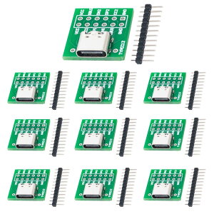 yzYoumile 10 Pcs Type-C USB toDIPA_v^[2.54mm12sXRlN^[PCBRo[^[{[hiDIYpj