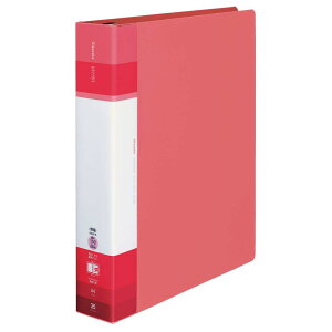 【送料無料】コクヨ ファイル クリヤーブック グラッセル 替紙式 A4 Sワイド コーラルピンク ラ-GLB740P