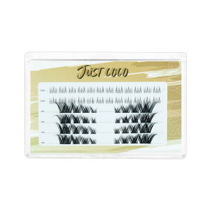 【送料無料】justcoco 部分用 つけまつげ 上下まつ毛セット ナチュラル 部分つけまつげ つけま つけまつ毛 下まつげ バレないつけまつげ 大容量 自然 手作りつけまつげ (Fox Type)