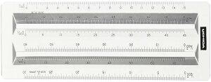 【送料無料】Uchida drawing instrument ウチダ製図器(Uchidaseizuki) ヘキサスケール 15cm 1-882-0115