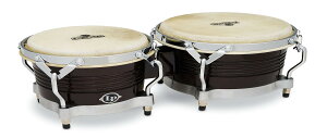 yzLP Gs[ {S Matador Wood Bongos, Dark Brown, Chrome M201