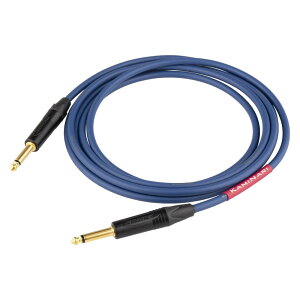 【送料無料】KAMINARI GUITARS ギターシールド Electric Guitar Cable 3m 藍Navy K-GC3SS