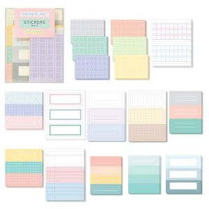 yzmCN bZ[W  x XebJ[ Ver.2 Message  Label Sticker Ver.2 - v51 fUCAlXȃfUC̃XebJ[pbN